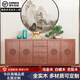 姚爸爸歺邊柜烏金木餐邊柜新中式餐邊柜實(shí)木客廳儲(chǔ)物柜玄關(guān)柜家用餐廳柜 新中式餐邊柜金花梨木 2000x450x900cm