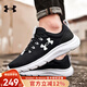 安德瑪（Under Armour）男子春秋新款運(yùn)動(dòng)休閑鞋緩震健身回彈輕便舒適訓(xùn)練跑步鞋3024880 3024880-001 42