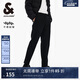 杰克·瓊斯（JACK&JONES） 百搭潮流抗皺易打理工字扣腰頭純色直筒商務(wù)休閑褲男款225114054