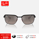 雷朋（RayBan）法拉利聯名款太陽鏡全框眼鏡方形墨鏡0RB3743M禮物七夕禮物 F1035J黑色框灰色鏡面偏光鏡片 尺寸58