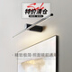 愛(ài)斯蘭led鏡前燈衛(wèi)生間浴室洗漱防水霧化妝臺(tái)補(bǔ)光燈護(hù)眼極簡(jiǎn)壁燈 砂巖黑-14W-標(biāo)準(zhǔn)版 暖光3000K