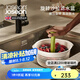 JOSEPH JOSEPH家用甩水器水果蔬菜沙拉菜餡脫水器廚房蔬菜脫水濾水籃水果瀝水籃 旋轉(zhuǎn)沙拉濾水籃 20185