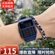 卡西歐（CASIO）絕命毒師老白同款黑袍糾察隊(duì)復(fù)古小方塊計(jì)算機(jī)電子表CA-53WF CA-53WF-2B（京倉京配）