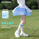 優(yōu)優(yōu)1點(diǎn)（Yoyo one）女童套裝夏季POLO背心網(wǎng)球服兒童涼感速干半身裙女大童訓(xùn)練運(yùn)動(dòng)服 6125藍(lán)色 140 140cm