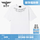 BOY LONDON【浮光掠影】男女款短袖印花薄荷曼波寬松浪漫T恤N01027 白色 M