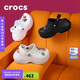 卡駱馳crocs貝拉洞洞鞋厚底拖鞋|210062 冬日白-11S 36/37(220mm) 