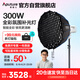 愛圖仕（Aputure）300c直播補(bǔ)光燈300W短視頻拍全彩攝影燈直播間常亮影視燈 90cm快裝深拋套裝
