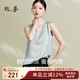 絲界真絲緞面吊帶背心女100%桑蠶絲打底衫內(nèi)搭高級絲綢顯瘦上衣可外穿