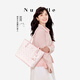 NUCELLE紐芝蘭沈月同款飛馬托特包包女2025新單肩手提大容量上班通勤包生日禮物 桃桃粉中號(hào)-高端生日禮物送女生