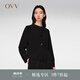 OVV【重磅真絲】2024春夏新款女裝鬼縐經(jīng)典圓領(lǐng)夾克外套 黑色（凈色）18 L