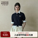 Teenie Weenie小熊女裝毛衣2025春季新款氣質(zhì)通勤刺繡Polo領(lǐng)針織衫毛衫