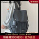 CALWAN KEODH雙肩包書包高中大學(xué)生休閑旅行ck風(fēng)初中男女大容量輕便通勤電腦包 【灰色】實(shí)用輕奢小眾百搭高顏值簡約運(yùn)動包閨蜜同學(xué)