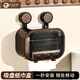 良品故事中古風(fēng)吸盤(pán)紙巾盒衛生間廁所置物架免打孔廁紙盒卷紙架防水紙巾筒 吸盤(pán)置物紙巾盒【單層】