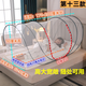 詠幻免安裝折疊單人蚊帳便攜全身罩學(xué)生宿舍旅行午休折疊床全包拉 第十三款：可調有底單人寬90長(cháng)200高90墨綠