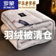 羅蒙（ROMON）家紡羽絨被95白鵝絨被子宿舍加厚保暖冬被單人雙人秋冬被空調被芯 （已質(zhì)檢）升級款款羽絨被白色 220x240cm8斤冬被