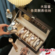 AILUKI日本皮質(zhì)表盒手表收納盒腕表展示盒手表箱多只裝表首飾盒飾品盒子 黑色-6位 1*1*1cm 1層