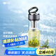萬象（WANXIANG）單層玻璃杯加厚水杯生日禮物戶外大容量運(yùn)動(dòng)水杯便攜高顏值簡盒裝 U262R-深灰色 660ml