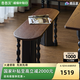各各沃莫娜實(shí)木長凳餐椅長條凳長椅餐桌島臺(tái)家用椅子臥室床尾凳 莫娜自定義條凳（加菲咖）-1.2米