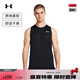 安德瑪（UNDERARMOUR）春夏Tech男子訓(xùn)練運(yùn)動(dòng)背心1382795 黑色001 L