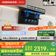 老板（Robam）【爆款小黑翼D1P】頂側(cè)雙吸超薄抽吸油煙機26風量變頻大吸力以舊換新國家補貼20%可配燃氣灶