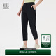 KOLON SPORT/可隆防潑水八分褲 女子接觸涼感防曬UPF50+戶外運(yùn)動(dòng)褲 LKLP5MT842-BK 黑色 M 165/74A
