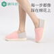 棉花會月子鞋春夏產(chǎn)后包跟防滑軟底拖鞋孕產(chǎn)婦坐月子室內(nèi)棉拖鞋 朵韻悠粉 S（適合36-37碼）