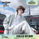 BOY LONDON秋男女同款外套繡花潮牌美式休閑棒球服N23027 灰色 L