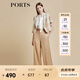PORTS寶姿商場同款春夏新款女裝“Crop Top格紋短西裝”LD8J086PFD122 亞麻淺金混色 M (6)