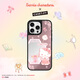 CASETIFY 三麗鷗家族 x CASETiFY聯(lián)名 花窗春韻凱蒂貓 適用于iPhone16/15 Pro/Max 蘋果手機殼 鏡面黑框Magsafe iPhone 16 Pro Max