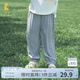 童泰（TONGTAI）嬰兒褲子夏季薄款寶寶長(zhǎng)褲男童女童束口褲兒童外出休閑褲童裝 藍(lán)色 100
