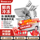維仕美（VVMAX）切片機(jī)商用全自動(dòng)羊肉卷刨肉機(jī)大功率全自動(dòng)肥牛片電動(dòng)切肉機(jī)火鍋店烤肉店家用火腿蔬菜凍肉刨片機(jī) 鋁合金/12寸全自動(dòng)【鮮+冷凍肉2用+電機(jī)終身換新