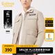 卡賓（CABBEEN）【工裝風(fēng)】卡賓翻領(lǐng)襯衫羽絨服男2023冬季新款黑色休 杏色15 XL /52/180