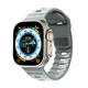 兜兜格商務(wù)適用蘋果Applewatchs10手表表帶Ultra2高級感iwatch9/8/7代運動46MM男士女款42液體硅膠49簡約 淺灰色 40mm【iwatch4/5/6/se代】