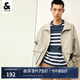 杰克·瓊斯休閑立領(lǐng)夾克外套223321040 卡其色-E11 190/108A/XXL