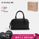蔻馳（COACH）【品牌直供】七夕禮物女士SATCHEL小號(hào)單肩斜挎包黑色CT776JIBLK