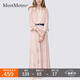 MeetMetro瑪依爾法式仙女連衣裙女2025春新款高端氣質(zhì)純欲風(fēng)裙子禮服長(cháng)裙 藕粉【現貨閃電發(fā)】 M