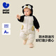 迷你巴拉巴拉【三防】羽絨連體衣嬰兒衣服寶寶爬服加厚2025秋冬新款 奶白10504 73