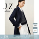玖姿（JUZUI）商場同款通勤職業(yè)風(fēng)外套風(fēng)衣女秋款JWDQ41302 丈青 XL
