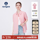 Navigare意大利小帆船女士短袖卷邊襯衫全棉休閑襯衣2323503501 粉紅 L 