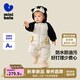 迷你巴拉巴拉【三防】羽絨連體衣嬰兒衣服寶寶爬服加厚2025秋冬新款 奶白10504 73