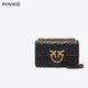 PINKO【品高】女包經(jīng)典壓紋單肩斜挎休閑飛鳥包禮物100074A1YB