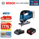 博世（BOSCH） GST 185-LI專業(yè)鋰電無(wú)刷充電式曲線鋸木工工具鋸子手電鋸木工鋸 裸機(jī)+GAL 1820充電器+4.0Ah電池