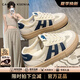 CAMILA KSENIA阿甘鞋女士2025新款夏季百搭板鞋厚底網(wǎng)面鞋運(yùn)動(dòng)鞋透氣小白鞋子 藏藍(lán)色 38