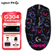 羅技（G）G304無(wú)線鼠標(biāo)游戲電競(jìng)輕質(zhì)便攜宏編程自定義網(wǎng)吧臺(tái)式筆記本電腦吃雞絕地求生LOL G304黑色-耿鬼防滑貼
