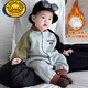 G.DUCKKIDS男女寶寶秋冬連體衣外出服爬服超萌洋氣哈衣外套嬰兒衣服冬季 加絨款23（一體絨） 80cm 80適合8-12個月1歲以內