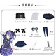 【中二病也要談戀愛】cos服小鳥游六花打歌服洋裝洛麗塔cosplay 六花洋裝服裝+配飾 L