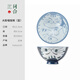 同合日本進(jìn)口可愛(ài)卡通陶瓷飯碗日式小青蛙兒童碗餐具家用甜品碗小湯碗 大臉喵飯碗（藍）