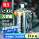 富光噸杯桶大容量塑料杯水杯Tritan刻度吸管運動(dòng)戶(hù)外水壺杯子2600ML