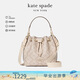 KATE SPADE凱特絲蓓ks spade flower迷你老花水桶包單肩斜挎包女包 KK153250