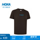 HOKA ONE ONE男款夏季功能棉感速干T恤TECH SHORT SLEEVE TEE CHN 黑色 L
